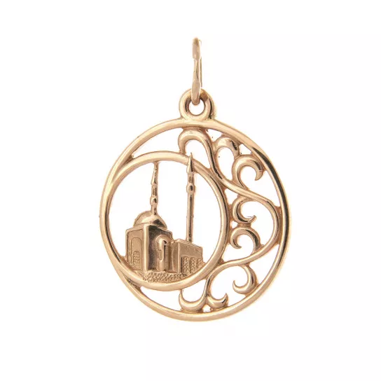 Подвеска мусульманская из золота