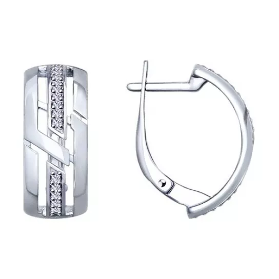 Серьги из серебра