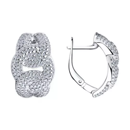 Серьги из серебра