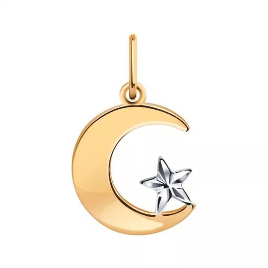 Подвеска мусульманская из золота