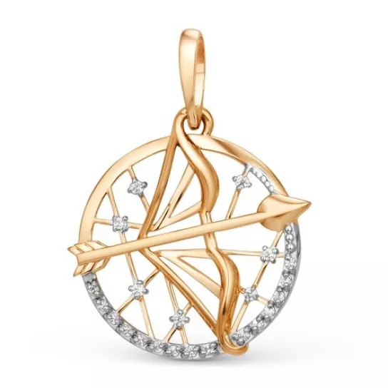 Подвеска зодиак из золота