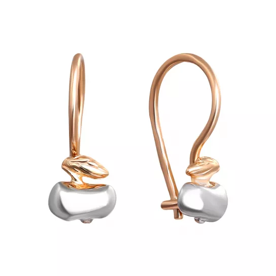 Серьги детские из золота