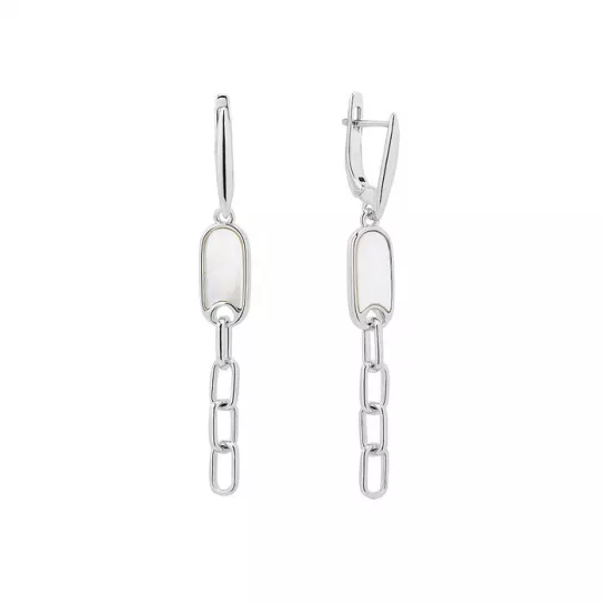 Серьги из серебра