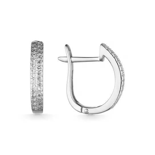 Серьги с бриллиантами из золота