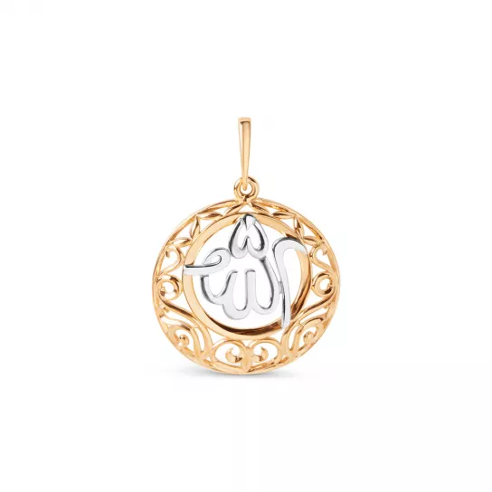 Подвеска мусульманская из золота