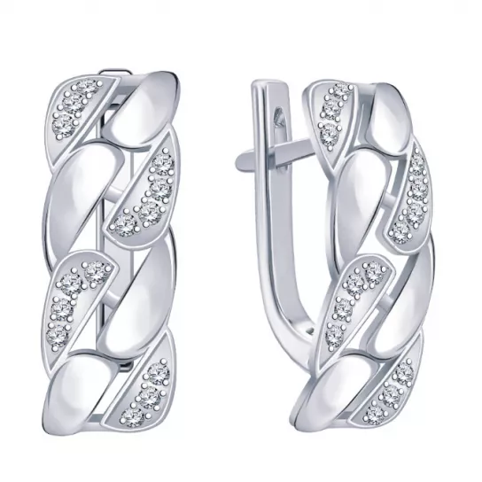 Серьги из серебра