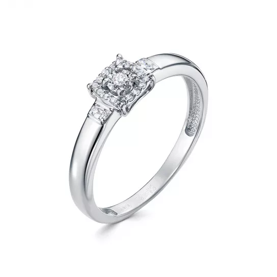 Кольцо с бриллиантами из золота