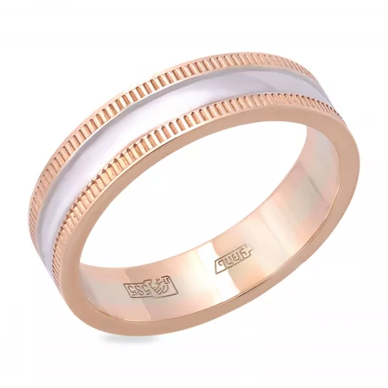 Кольцо обручальное из золота