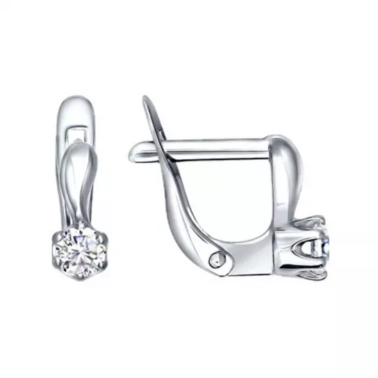 Серьги детские из серебра